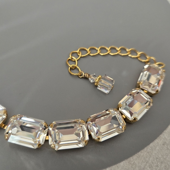Austrian Crystal Bracelet in Gold - Picture 8 of 10